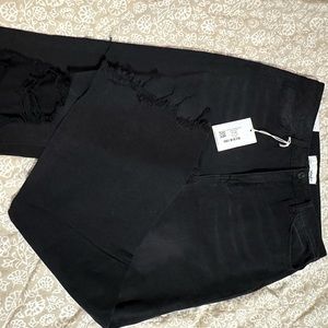 Vervet crop black  jeans new with tags
